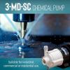 imageLittle Giant 230 Volt 112 HP 750 GPH 3MDSC NonSubmersible Magnetic Drive Pump for SemiCorrosive Chemicals 6Foot Cord Plugless BlackWhite 581513230 Volt  750 GPH  6ft Cord Plugless