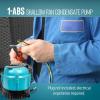 imageLittle Giant 3ABS 112 HP 115 Volt 310 GPH Automatic Shallow Pan Condensate Removal Pump with Condensate Collection Tank BlackBlue 551320230volt plugless  no tank