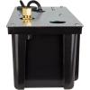 imageLittle Giant 3ABS 112 HP 115 Volt 310 GPH Automatic Shallow Pan Condensate Removal Pump with Condensate Collection Tank BlackBlue 551320310 gph with tank fits 12 OD copper or rigid plastic tubing