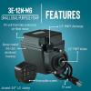 imageLittle Giant 3E12NT 115Volt 115 HP 500 GPH OilFilled Direct Drive InLine or Submersible Pump with 10ft Cord Blue 50318615Ft Cord