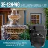 imageLittle Giant 3E12NT 115Volt 115 HP 500 GPH OilFilled Direct Drive InLine or Submersible Pump with 10ft Cord Blue 50318615Ft Cord