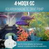imageLittle Giant 4MDQXSC 115Volt 110 HP 1225 GPH NonSubmersible Magnetic Drive Free Flow Aquarium Circulation Pump 6Ft Cord BlackWhite 5825071225 GPH  Free Flow