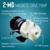 imageLittle Giant 5MD 18 HP 115Volt 905 GPH Magnetic Drive Pump for NonCorrosive Chemicals 6Foot Power Cord Black 583002510 GPH  115V