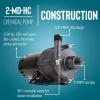 imageLittle Giant 5MDHC 115 Volt 18 HP 1050 GPH Magnetic Drive Highly Corrosive Chemical Transfer Pump 6Ft Cord with Plug Black 583603230V  510 GPH  Plugless