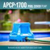 imageLittle Giant APCP1700 115Volt 13 HP 1745 GPH Automatic Submersible Swimming Pool Cover Pump with 25Ft Cord Light Blue 577301Light Blue
