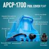 imageLittle Giant APCP1700 115Volt 13 HP 1745 GPH Automatic Submersible Swimming Pool Cover Pump with 25Ft Cord Light Blue 577301Light Blue
