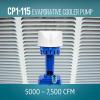 imageLittle Giant CP1230 170 HP 230 Volt 307 GPH Evaporative Cooler Pump with 6ft Cord and 3Prong Plug Blue 540015CP1