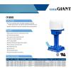 imageLittle Giant CP1230 170 HP 230 Volt 307 GPH Evaporative Cooler Pump with 6ft Cord and 3Prong Plug Blue 540015notapplicable