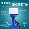 imageLittle Giant CP1230 170 HP 230 Volt 307 GPH Evaporative Cooler Pump with 6ft Cord and 3Prong Plug Blue 540015notapplicable