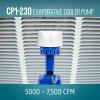 imageLittle Giant CP1230 170 HP 230 Volt 307 GPH Evaporative Cooler Pump with 6ft Cord and 3Prong Plug Blue 540015notapplicable
