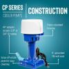 imageLittle Giant CP3115 130 HP 115 Volt 563 GPH Evaporative Cooler Pump with 6Ft Cord and 3Prong Plug Blue 542005