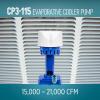 imageLittle Giant CP3115 130 HP 115 Volt 563 GPH Evaporative Cooler Pump with 6Ft Cord and 3Prong Plug Blue 542005