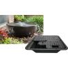 imageLittle Giant DFB44 44Inch Disappearing Water Fountain Basin with Removable Grates for Easy Pump Access Supports Up to 3000 lbs Black 566558