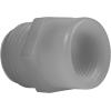 imageLittle Giant GH1 1Inch MNPT x 34inch Male GHT Garden Hose ReducerAdapter for Utility Pond or Hydroponic Pumps with 1inch FNPT discharge Black 59903012 FNPT x 34 GHT