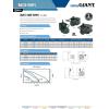 imageLittle Giant PE1FPW 115 Volt 1125 HP 170 GPH Submersible Direct Drive Fountain Pump with 15Ft Cord Black 56660815Ft Cord