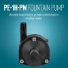 imageLittle Giant PE1H 115Volt 1125 HP 170 GPH Epoxy Encapsulated Small Submersible Direct Drive Pump with Hooded Volute 6 Ft Cord Black 518203Pump with Flow Control Valve