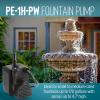 imageLittle Giant PE1H 115Volt 1125 HP 170 GPH Epoxy Encapsulated Small Submersible Direct Drive Pump with Hooded Volute 6 Ft Cord Black 518203Pump with Flow Control Valve
