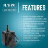 imageLittle Giant PE1H 115Volt 1125 HP 170 GPH Epoxy Encapsulated Small Submersible Direct Drive Pump with Hooded Volute 6 Ft Cord Black 518203Pump with Flow Control Valve