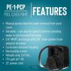 imageLittle Giant PE1PCP 115 Volt 1125 HP 170 GPH Manual Pool Cover Pump with 25 Foot Power Cord Black 518025
