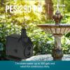 imageLittle Giant PES130PW 115Volt 130 GPH Magnetic Drive FountainPond Pump with 6Ft Cord Black 566716300 GPH