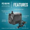 imageLittle Giant PES130PW 115Volt 130 GPH Magnetic Drive FountainPond Pump with 6Ft Cord Black 566716No Size