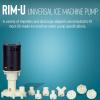 imageLittle Giant RIMU 115230 Volt 125 HP Maximum 760 GPH Commercial Ice Machine Replacement Water Pump with 3Ft Lead Wires BlackWhite 545600