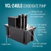 imageLittle Giant VCL45ULS 115 Volt 15 HP 450 GPH Automatic Condensate Removal Pump with 1Gallon Tank and Safety Switch 6Ft Cord Black 553240115Volt 270 GPH