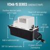 imageLittle Giant VCMA15ULST 115 Volt 65 GPH 150 HP Automatic Condensate Removal Pump for HVACRefrigeration SystemsDehumidifiers with Overflow Detection Switch and 20Foot Tubing BlackWhite 554415Includes Overflow Detection SwitchTubing
