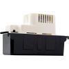 imageLittle Giant VCMA15ULST 115 Volt 65 GPH 150 HP Automatic Condensate Removal Pump for HVACRefrigeration SystemsDehumidifiers with Overflow Detection Switch and 20Foot Tubing BlackWhite 554415Includes Safety Switch