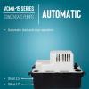 imageLittle Giant VCMA15ULST 115 Volt 65 GPH 150 HP Automatic Condensate Removal Pump for HVACRefrigeration SystemsDehumidifiers with Overflow Detection Switch and 20Foot Tubing BlackWhite 554415Base Model no overflow detection switch