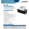 imageLittle Giant VCMA20ULST 115 Volt 80 GPH 130 HP Automatic Condensate Removal Pump for HVACRefrigeration SystemsDehumidifiers with Overflow Detection Switch and 20Foot Tubing WhiteBlack 554435115V with Overflow Detection Switch  Tubing