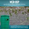 imageLittle Giant WCR9SP 115 Volt 410 HP 4800 GPH Automatic Outdoor WaterSeepage Collection and Removal System with Sewage Pump 20 Piggyback Float Switch Structural Foam Cover GreenBlue 509081Structural Foam Cover