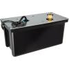 imageLittle Giant 3ABS 112 HP 115 Volt 310 GPH Automatic Shallow Pan Condensate Removal Pump with Condensate Collection Tank BlackBlue 551320310 gph with tank fits 12 OD copper or rigid plastic tubing
