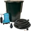 imageLittle Giant CSSS 115Volt 13 HP 3000 GPH PrePackaged Automatic Crawl Space Sump System with 20Ft Cord BlueBlack 14940655