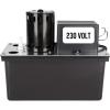 imageLittle Giant VCL45ULS 115 Volt 15 HP 450 GPH Automatic Condensate Removal Pump with 1Gallon Tank and Safety Switch 6Ft Cord Black 553240230Volt 270 GPH
