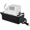 imageLittle Giant VCMA15ULST 115 Volt 65 GPH 150 HP Automatic Condensate Removal Pump for HVACRefrigeration SystemsDehumidifiers with Overflow Detection Switch and 20Foot Tubing BlackWhite 554415Includes Overflow Detection Switch