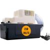 imageLittle Giant VCMA20ULST 230 Volt 80 GPH 130 HP Automatic Condensate Removal Pump for HVACRefrigeration SystemsDehumidifiers with Overflow Detection Switch and 20Foot Tubing WhiteBlack 554461230V with Overflow Detection Switch  Tubing