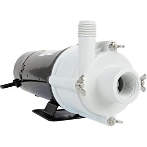 imageLittle Giant 4MDQXSC 115Volt 110 HP 1225 GPH NonSubmersible Magnetic Drive Free Flow Aquarium Circulation Pump 6Ft Cord BlackWhite 5825071000 GPH  Free Flow