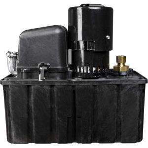 imageLittle Giant HTVCL30P 18 HP 115 Volt 32Ft Shutoff High Temperature Plenum Condensate Pump with 14Ft Lead Wires Black 55313010113 hp  115V