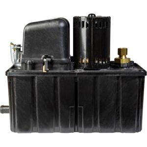 imageLittle Giant HTVCL30P 18 HP 115 Volt 32Ft Shutoff High Temperature Plenum Condensate Pump with 14Ft Lead Wires Black 55313010118 hp  115V