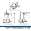 imageLittle Giant 10ECCIASFS 115Volt 12 HP 4020 GPH Automatic Cast Iron SumpEffluent Pump with polypropylene base integrated snapaction float switch and 10ft cord Blue 510803
