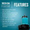 imageLittle Giant 10ECHCIARF 115Volt 12 HP 3600 GPH Automatic Submersible Cast Iron High Head Effluent Pump with Piggyback Float Switch and 30Ft Cord Blue 511622Manual  30 Cord