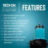 imageLittle Giant 10ECHCIARF 115Volt 12 HP 3600 GPH Automatic Submersible Cast Iron High Head Effluent Pump with Piggyback Float Switch and 30Ft Cord Blue 511622Manual  20 Cord
