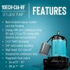 imageLittle Giant 10ECHCIARF 115Volt 12 HP 3600 GPH Automatic Submersible Cast Iron High Head Effluent Pump with Piggyback Float Switch and 30Ft Cord Blue 511622Piggyback Float Switch  20 Cord