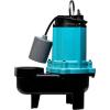 imageLittle Giant 10SCCIM 208230Volt 7200 GPH 12 HP Manual Cast Iron SewageEffluent Pump No Switch with 2inch FNPT Discharge and 20Ft Cord Blue 511438115V  2  20 Cord  Float Switch