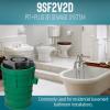 imageLittle Giant 10SP2V2D Pit Plus SR Sewage Basin System with 115Volt 12 HP 7200 GPH 10SCCIM Sewage Pump ECM switch and 20Ft Cord GreenBlueBlack 51168520x30  9SCCIM  Float  No Alarm  2 Vent
