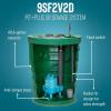 imageLittle Giant 10SP2V2D Pit Plus SR Sewage Basin System with 115Volt 12 HP 7200 GPH 10SCCIM Sewage Pump ECM switch and 20Ft Cord GreenBlueBlack 51168520x30  9SCCIM  Float  No Alarm  2 Vent