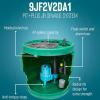 imageLittle Giant 10SP2V2D Pit Plus SR Sewage Basin System with 115Volt 12 HP 7200 GPH 10SCCIM Sewage Pump ECM switch and 20Ft Cord GreenBlueBlack 51168524x24  9SCCIM  Float  Indoor Alarm  2 Vent