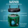 imageLittle Giant 10SP2V2D Pit Plus SR Sewage Basin System with 115Volt 12 HP 7200 GPH 10SCCIM Sewage Pump ECM switch and 20Ft Cord GreenBlueBlack 51168524x24  9SCCIM  Float  No Alarm  2 Vent
