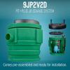imageLittle Giant 10SP2V2D Pit Plus SR Sewage Basin System with 115Volt 12 HP 7200 GPH 10SCCIM Sewage Pump ECM switch and 20Ft Cord GreenBlueBlack 51168524x24  9SCCIM  ECM Switch  No Alarm  2 Vent